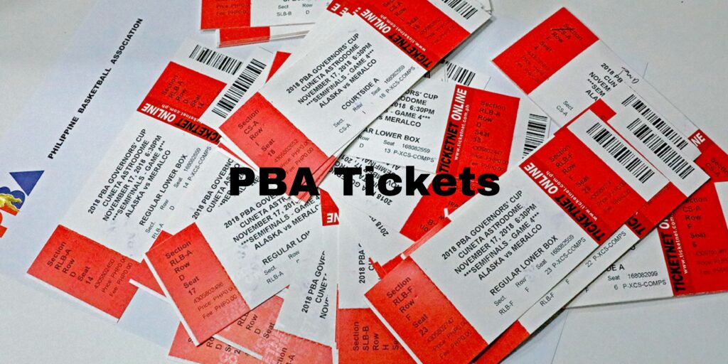 PBA tickets